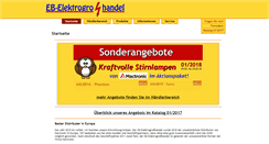 Desktop Screenshot of eb-elektro-gh.de